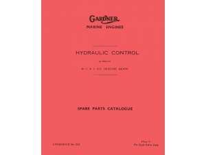 2 & 3UC Hydraulic Control Parts Manual