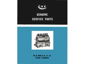 N & NN 6 E,F & G Inj Pump Parts Manual