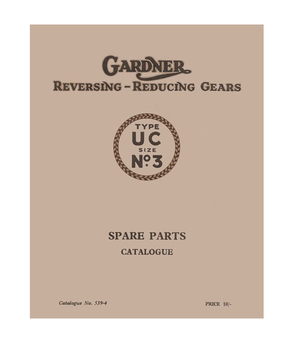 3UC Reversing Gearbox Parts Manual