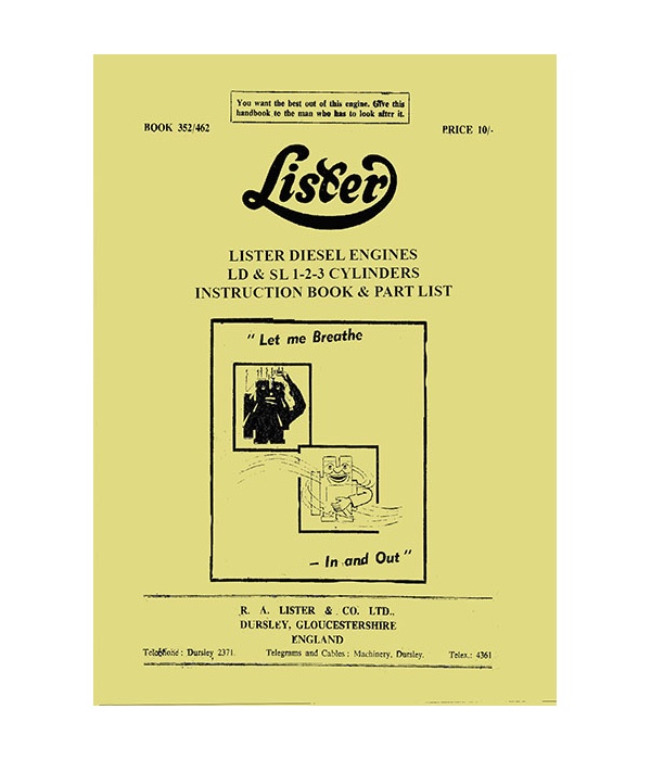 lister_ld_sl_instruction_book_and_parts_list